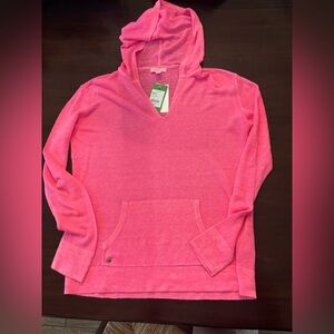 Lilly Pulitzer Bright Pink V-Neck Top